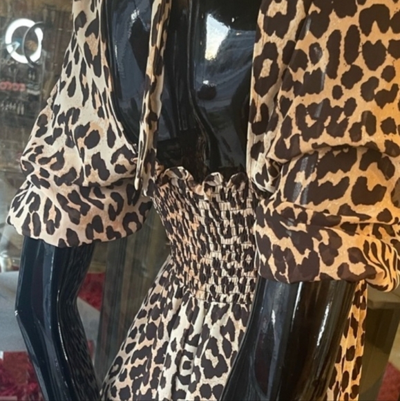 ASOS Leopard Print Maxi Dress EUC - Picture 2 of 14